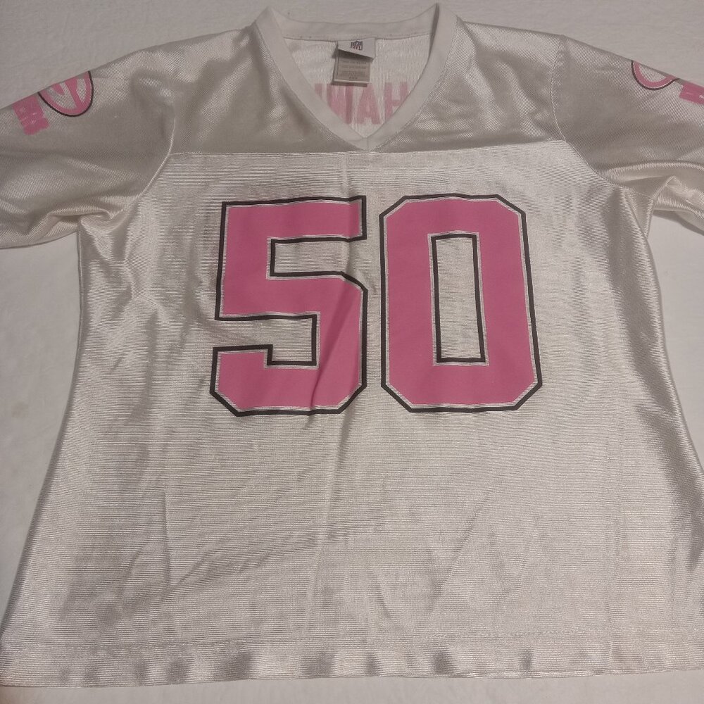 NFL Team Apparel Women's Green Bay Packers AJ Hawk Cropped Jersey Size M